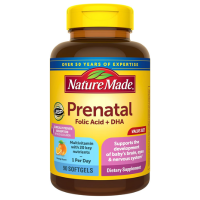 Nature Made Prenatal Vitamins for Women with Folic Acid and DHA